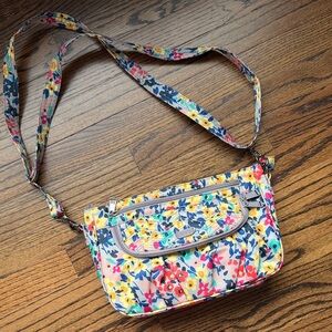 Lug Mambo Crossbody Shoulder Bag in the Wildflower pattern.
